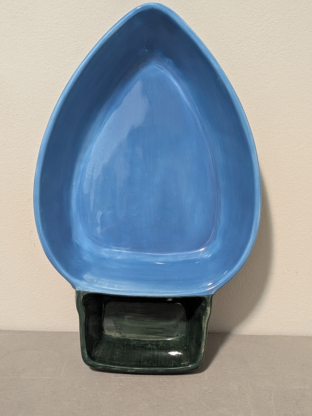 Papel Giftware Christmas Holiday De-Lights Chip & Dip Bowl Blue Light Shape